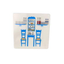 Load image into Gallery viewer, Greek Marble Coaster—Multiple design choices
