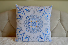 Load image into Gallery viewer, “Evanthia&quot; Pillow Cover (free USA shipping included)
