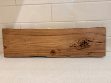 Load image into Gallery viewer, Wood-Burned Chestnut Sign: “Λουκάνικο…it’s not just for breakfast”

