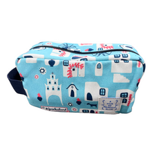 Load image into Gallery viewer, Carry All Zip Bag Greek Island Design (free USA shipping included)

