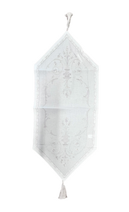 “Asimina" Embroidered Small Table Runner (free USA shipping included)