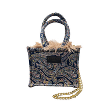 Load image into Gallery viewer, Sorena Handmade “Cleio” Mini Tote Bag (free USA shipping included)
