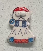 Load image into Gallery viewer, Ceramic Glazed Magnet: Evzone
