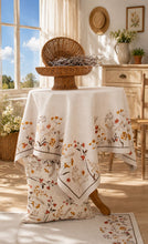Load image into Gallery viewer, Embroidered Table Runner: Fall Florals
