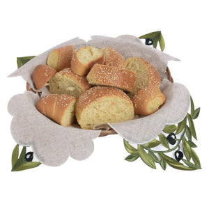 Laser Cut Olives Collection: Table Runner, Placemat, Napkin, or Tablecloth (free USA shipping included)