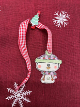 Load image into Gallery viewer, Ceramic Christmas Ornament—Multiple design choices (free USA shipping included)
