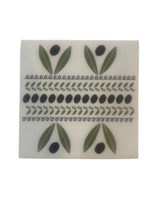Greek Marble Trivet—Multiple design choices (free USA shipping included)