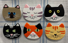 Load image into Gallery viewer, Ceramic Magnet: Cat Collection (Cat, Cat Face, and Cat Paw) (free USA shipping included)
