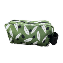 Load image into Gallery viewer, Carry All Zip Bag Olives Design (free USA shipping included)
