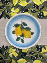 Load image into Gallery viewer, Ceramic 6.5” Bowl with Lemons Design (free USA shipping included)
