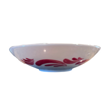 Load image into Gallery viewer, Ceramic 9.5” Shallow Bowl with Floral Design (free USA shipping included)
