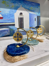 Load image into Gallery viewer, Constantinato Hanging Charm on Stone Base with Tassel (free USA shipping included)
