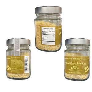 Salt Odyssey Organic Lemon Sea Salt Flakes (free USA shipping included)