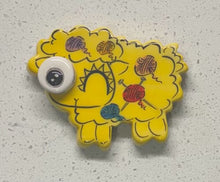 Load image into Gallery viewer, Ceramic Glazed Magnet: Sheep
