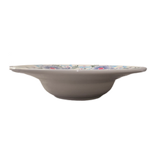 Load image into Gallery viewer, Ceramic Blue Floral Risotto/Pasta Bowl (free USA shipping included)
