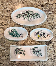 Load image into Gallery viewer, Ceramic Oval Tray Olives Design—Multiple choices (free USA shipping included)
