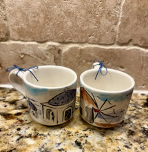 Load image into Gallery viewer, Ceramic Island Design Espresso Cup Set free USA shipping included)
