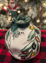 Load image into Gallery viewer, Ceramic Olive Design Pomegranate with Well Wishes—Multiple design choices (free USA shipping included)
