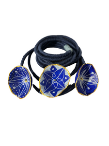 Papier Mache “Diodora” Necklace (free USA shipping included)