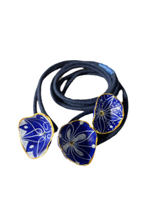 Papier Mache “Diodora” Necklace (free USA shipping included)