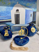 Load image into Gallery viewer, Constantinato Hanging Charm on Stone Base with Tassel (free USA shipping included)

