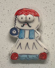 Load image into Gallery viewer, Ceramic Glazed Magnet: Evzone
