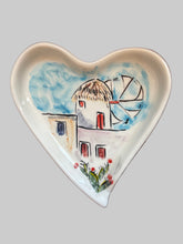 Load image into Gallery viewer, Ceramic Heart Trinket Dish multiple design choices (free USA shipping)
