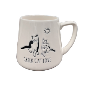 Ceramic Cats Etched Mug (free USA shipping included)