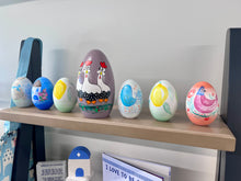 Load image into Gallery viewer, Easter Wooden Egg Blue Bird (free USA shipping included)
