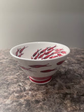 Load image into Gallery viewer, Ceramic Tapered Fish and Lines Bowl—Multiple choices (free USA shipping included)
