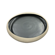 Load image into Gallery viewer, Ceramic Stoneware Black Glazed Platter (free USA shipping included)

