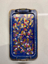Load image into Gallery viewer, Wooden Painted Tray with Handles
