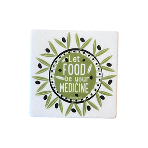 Greek Marble Coaster (free USA shipping included)