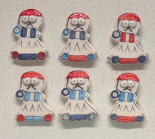 Load image into Gallery viewer, Ceramic Glazed Magnet: Evzone
