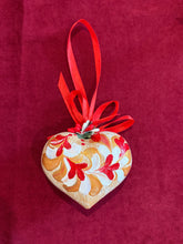 Load image into Gallery viewer, Wooden Painted Heart Ornament Multiple Design Choices—only one of each design
