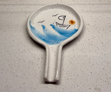 Load image into Gallery viewer, Ceramic Spoon Rest: 2 Designs
