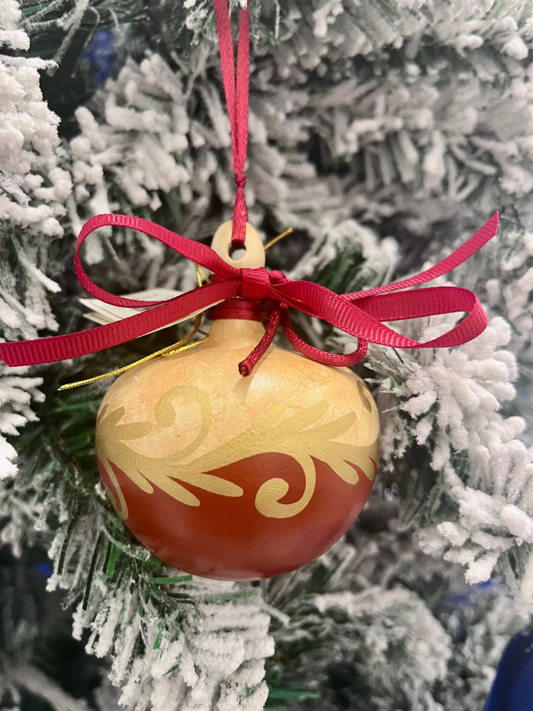 Ceramic Christmas Ornament: Venetian (free USA shipping included)