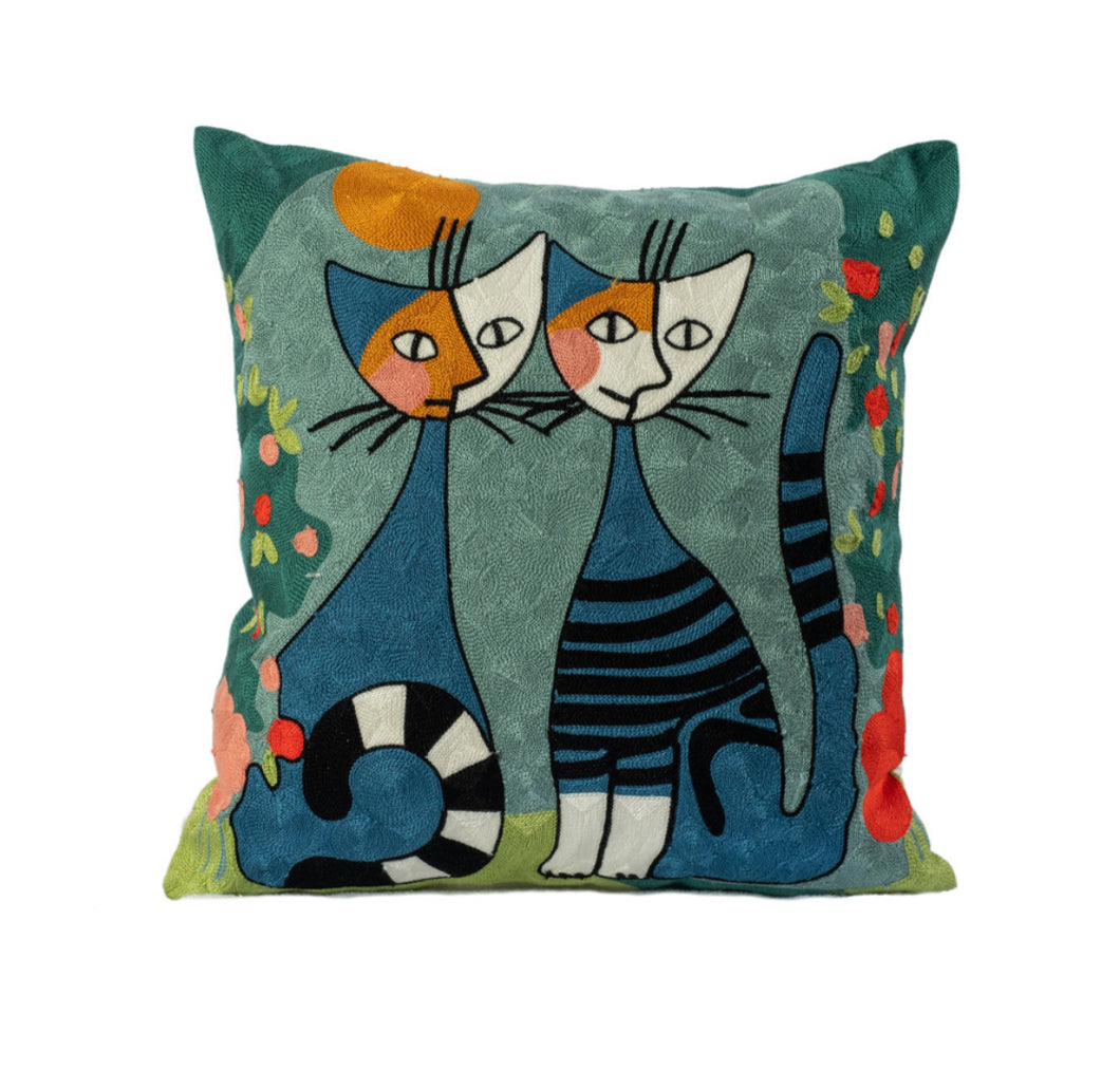 Siamese Cats Pillow Cover (free USA shipping included)