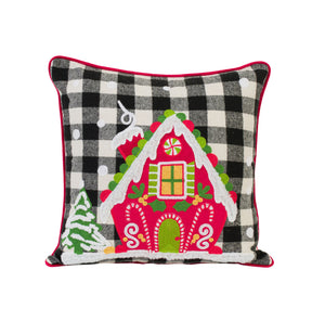Gingerbread House Pillow Cover