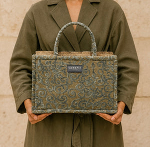 PRE-ORDER Sorena Handmade “Eleonora” Large Tote Bag (free USA shipping included)