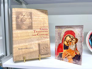 “A Guide to Greek Traditions and Customs in America” by Marilyn Rouvelas—only one left (free USA shipping included)