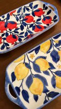 Load image into Gallery viewer, Ceramic Tray with Handles—Multiple design choices (free USA shipping included)
