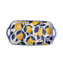 Load image into Gallery viewer, Ceramic Tray with Handles—Multiple design choices (free USA shipping included)
