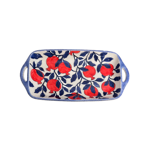 Ceramic Tray with Handles—Multiple design choices (free USA shipping included)