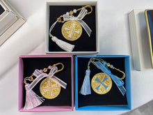 Load image into Gallery viewer, Filakto Pin with Enamel Constantinato Coin—3 color choices (free USA shipping included)
