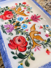 Load image into Gallery viewer, Ceramic Tray with Handles—Multiple design choices (free USA shipping included)
