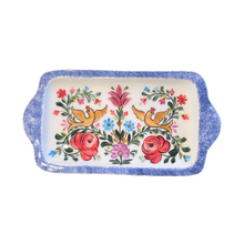 Load image into Gallery viewer, Ceramic Tray with Handles—Multiple design choices (free USA shipping included)
