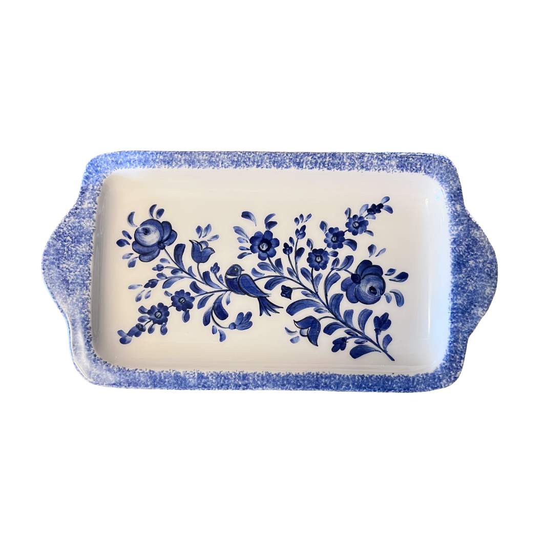 Ceramic Tray with Handles—Multiple design choices (free USA shipping included)