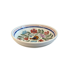 Load image into Gallery viewer, Ceramic 7” Shallow Bird and Florals Bowl
