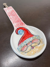 Load image into Gallery viewer, Ceramic Spoon Rest with Gnome Design (free USA shipping included)
